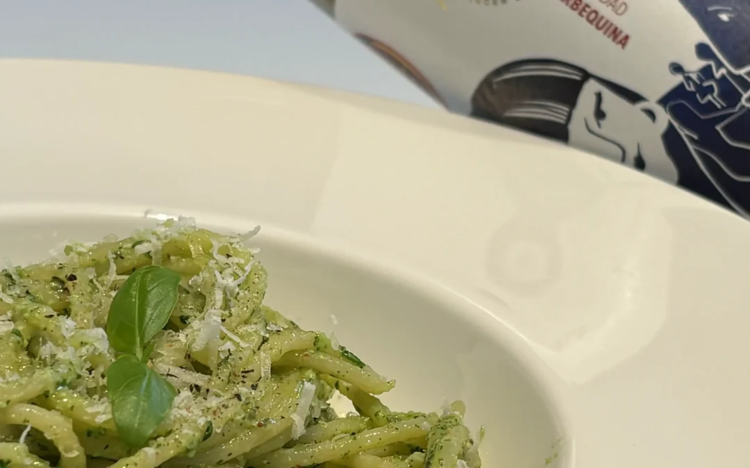 Salsa al Pesto con Aceite de Oliva Virgen Extra Arbequina